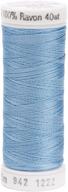 🧵 sulky rayon thread: 250-yard, light baby blue - ideal for sewing logo