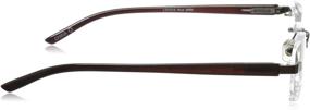 img 2 attached to Foster Grant Men's Rick Square Reading Glasses: Stylish and Functional Eyewear for Men