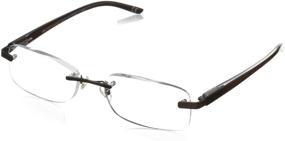 img 4 attached to Foster Grant Men's Rick Square Reading Glasses: Stylish and Functional Eyewear for Men