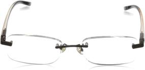 img 3 attached to Foster Grant Men's Rick Square Reading Glasses: Stylish and Functional Eyewear for Men