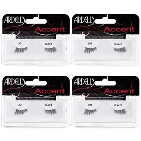 img 4 attached to 🌟 Ardell Accent Lashes 301: Enhance Your Glam with a 4 Pack!