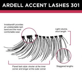 img 2 attached to 🌟 Ardell Accent Lashes 301: Enhance Your Glam with a 4 Pack!