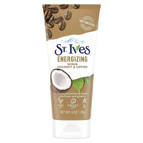 img 3 attached to St. Ives Rise and Energize Face Scrub: Deep Exfoliating 🌴 Coconut & Coffee Scrub – 100% Natural, Dermatologist-Tested, 6 oz (6 Count)