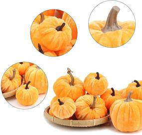 img 2 attached to Artificial Pumpkins Halloween Thanksgiving Decorations Home Decor