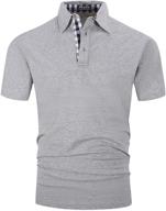 gollala sleeve collar casual office men's clothing: ultimate style and comfort for the modern gentleman logo