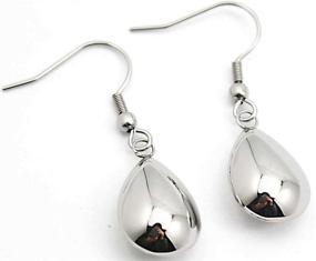 img 2 attached to COUYA Stainless Waterdrop Earrings Polished