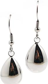 img 3 attached to COUYA Stainless Waterdrop Earrings Polished