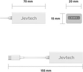 img 2 attached to Заменитель адаптера Jevtech Type C to MagSafe: USB C адаптер MagSafe для MacBook Pro, Chromebook.