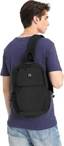 img 3 attached to 🎒 Lightweight Crossbody Backpack Daypacks for Shoulder Comfort