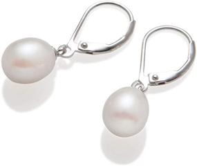 img 4 attached to 🎁 Exquisite 925 Sterling Silver Pearl Earrings: Hypoallergenic, Authentic, Perfect for Women and Girls - Ideal Birthday and Mother's Gifts