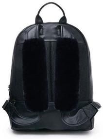 img 1 attached to Genuine Sheepskin Covers Backpack Shoulder