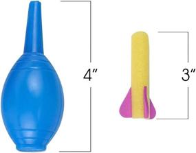 img 2 attached to ArtCreativity Foam Rocket Launchers Set of 12 - Fun Outdoor Toys with Squeeze 🚀 Launcher and Foam Rockets - Assorted Colors - Ideal for Goodie Bags, Parties, and Kids Prizes