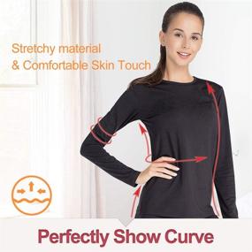 img 2 attached to Subuteay Womens Thermal Fleece X Large Sports & Fitness
