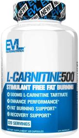 img 4 attached to 💊 Evlution Nutrition L-Carnitine500: Pure 500mg L-Carnitine Capsules - Stimulant-Free Supplement for Energy Boost (120 servings)