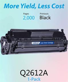 img 3 attached to 🖨️ MM MUCH & MORE Toner Cartridge Replacement for HP 12A 12X Q2612A Q2612X - Compatible with M1319f M1005 1012 1015 1018 1022 1020 3015 3020 3030 1022nw 1022n 3050 3050z Printers (Black)