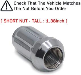 img 1 attached to GAsupply Муфтовые гайки с шлицевой резьбой M14x1.5: Лучшие гайки-орехи хром для тюнинговых 🔧 гаек на афтермаркетовых колесах - 24 штуки + 1 гаечный ключ со шлицами в комплекте