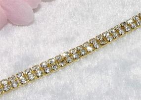 img 2 attached to AEAOA Crystal Rhinestone Wedding Decoration Sewing for Trim & Embellishments