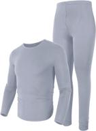 👔 premium proff men's lightweight thin thermal underwear long john set – ultra soft & comfy логотип