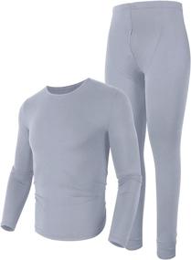 img 4 attached to 👔 Premium Proff Men's Lightweight Thin Thermal Underwear Long John Set – Ultra Soft & Comfy