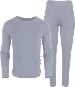 img 3 attached to 👔 Premium Proff Men's Lightweight Thin Thermal Underwear Long John Set – Ultra Soft & Comfy