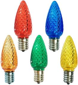 img 4 attached to Enhance Your Holiday Décor with a Vibrant Replacement Christmas Commercial Candelabra in Multicolor