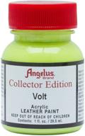 angelus collector leather paint volt logo