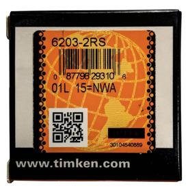 img 1 attached to 🔧 High-Quality TIMKEN 6203 2RSC3 6203 2RS Bearing - Size: 17X40X12mm