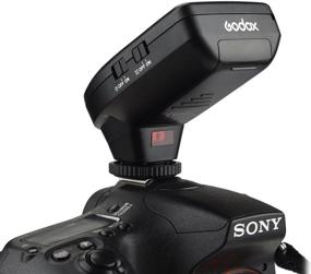 img 1 attached to 📸 Godox XPro-S TTL Flash Trigger Transmitter for Sony Cameras: High-Speed Sync, 1/8000s, Wireless 2.4G X System with 11 Functions, 16 Groups, and 32 Channels