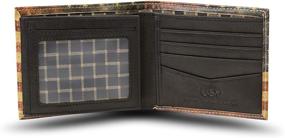 img 1 attached to 👔 Genuine Printed American Men's Wallets: Stylish Accessories for Wallets, Card Cases & Money Organizers