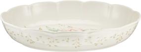 img 2 attached to 🦋 Подчеркните свой кулинарный стиль с Lenox Butterfly Meadow Scalloped Oval Baker