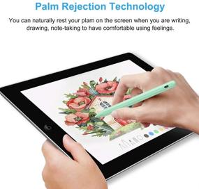 img 1 attached to 🖊️ FOJOJO Stylus Pen with Palm Rejection for iPad (2018-2020) Gen, iPad Air 4th/3rd Gen, iPad Pro, iPad Mini 5th Gen - Active Pencil for Precise and Responsive Writing & Drawing Experience