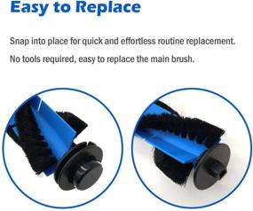 img 1 attached to 🔍 2-Pack Jorllina Rolling Brush Replacement Parts for Eufy RoboVac 11S, RoboVac 11S MAX, RoboVac 30, RoboVac 30C, RoboVac 15C Robotic Vacuum