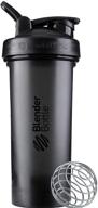 🍶 blenderbottle classic v2 shaker bottle: ideal 28-ounce solution for protein shakes and pre workout – sleek black design logo