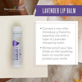 img 2 attached to 🌿 Lavender Lip Balm - High-quality .16 oz balm by Young Living Essential Oils for nourished lips