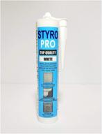🧱 styro pro premixed acrylic paste adhesive for decorative materials - high strength, water-based solution (ideal for ceiling tiles, wall panels, crown moldings) - 1 tube logo