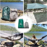 🏕️ the adventurer bundle: high hammocks for ultimate hanging experience - includes hammock, straps, carabiner, mosquito netting, rain tarp, guy lines, and stakes логотип