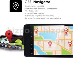 img 2 attached to 🚗 Hizpo 9" Android 10 Car Radio GPS Navigation Stereo for Mercedes Benz ML GL W164 - Auto GPS Navigation, WiFi, Bluetooth, Touch Screen, Mirror Link, DAB, OBD2, DVR, TPMS