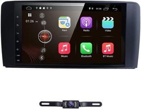 img 4 attached to 🚗 Hizpo 9" Android 10 Car Radio GPS Navigation Stereo for Mercedes Benz ML GL W164 - Auto GPS Navigation, WiFi, Bluetooth, Touch Screen, Mirror Link, DAB, OBD2, DVR, TPMS