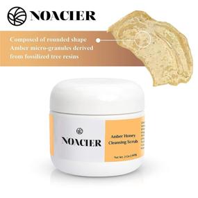 img 1 attached to 🍯 Revitalize Your Skin with Noacier Amber Honey Cleansing Scrub – Natural Anti-Aging and Moisturizing Exfoliant, Perfect for Dry Sensitive Skin, 2oz/60g