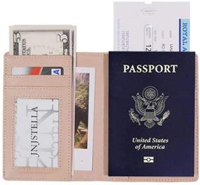 img 3 attached to Jnjstella Genuine Blocking Passport Skimming Travel Accessories for Passport Wallets