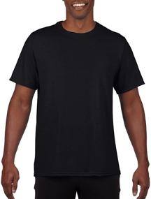img 2 attached to Gildan Performance Moisture Wicking Polyester Men's T-Shirts & Tanks