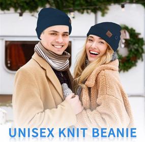 img 3 attached to 🧣 COCASES 2 Pack Beanies: Stylish Unisex Knit Hats with Ear Buttons - Perfect Winter Accessories for Men &amp; Women