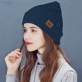 img 1 attached to 🧣 COCASES 2 Pack Beanies: Stylish Unisex Knit Hats with Ear Buttons - Perfect Winter Accessories for Men &amp; Women