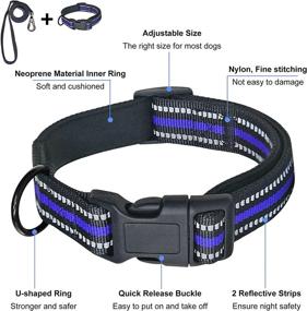 img 3 attached to Fuzilin Neoprene Breathable Reflective Adjustable