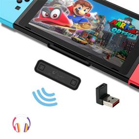img 4 attached to 🎧 GuliKit Route Air Bluetooth Adapter: Seamless Wireless Audio for Nintendo Switch, PS4, PC - Connect AirPods, Bluetooth Speakers & Headphones