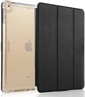 📱 valkit ipad mini 1 2 3 case | trifold stand, translucent frosted back cover, auto sleep/wake | black logo