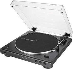 img 3 attached to 🎶 Audio-Technica AT-LP60XBT-BK: Fully Automatic Wireless Belt-Drive Turntable in Black (ATLP60XBTBK) - Ultimate Music Experience