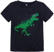 mary cotton t shirt sequins dinosaur boys' clothing and tops, tees & shirts logo