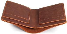 img 2 attached to HUAMEIBANG Leather Wallet Simple Short