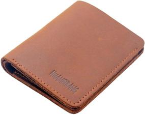 img 4 attached to HUAMEIBANG Leather Wallet Simple Short